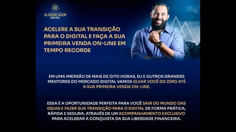 Imersão Alavancagem Digital é bom? Imersão Alavancagem Digital posso confiar?